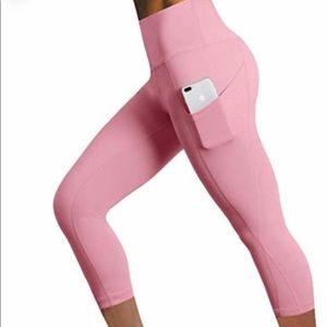 Bubblelime High Waisted Pink Leggings, size M